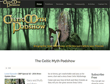 Tablet Screenshot of celticmythshow.com